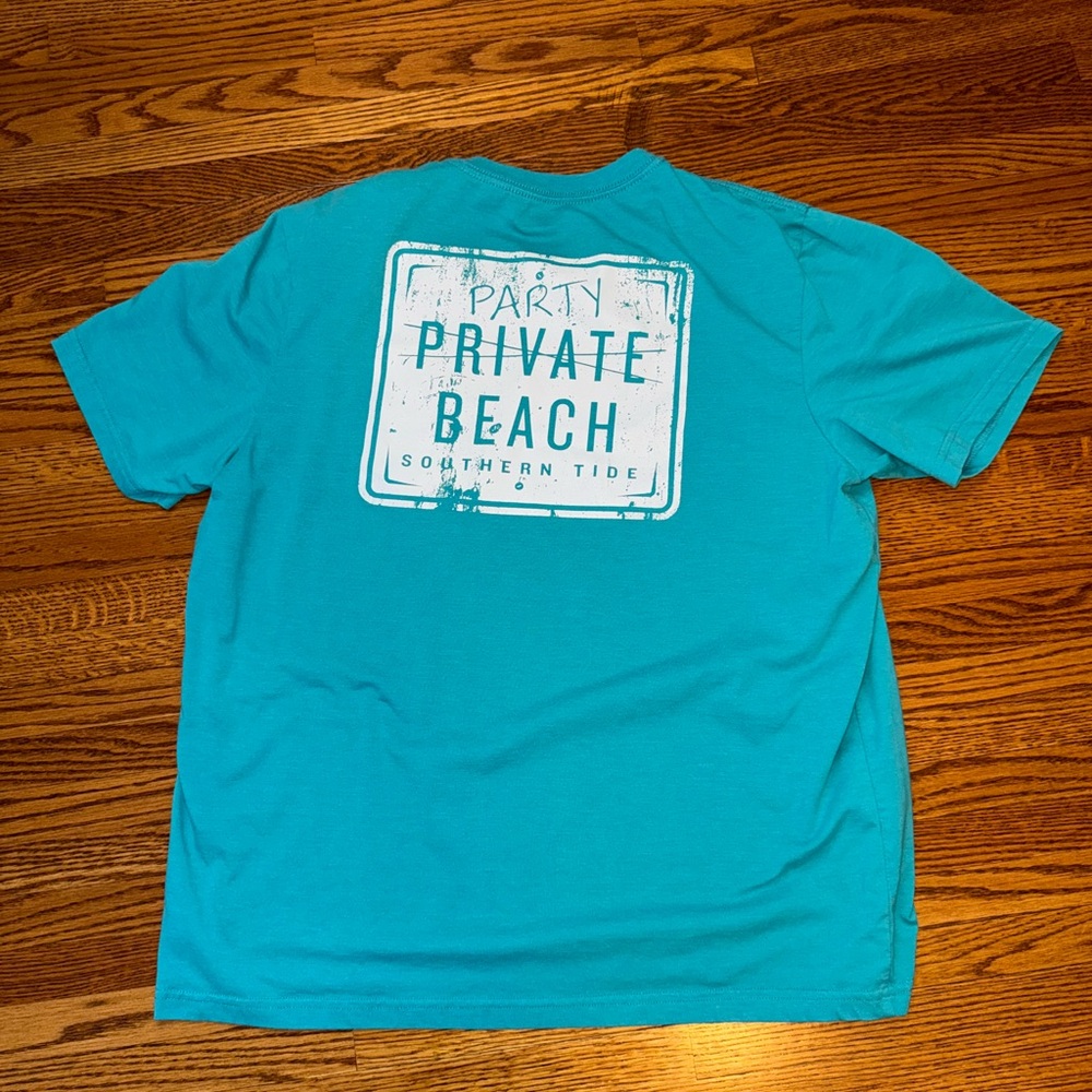 Southern Tide Men’s Teal Large Shirt